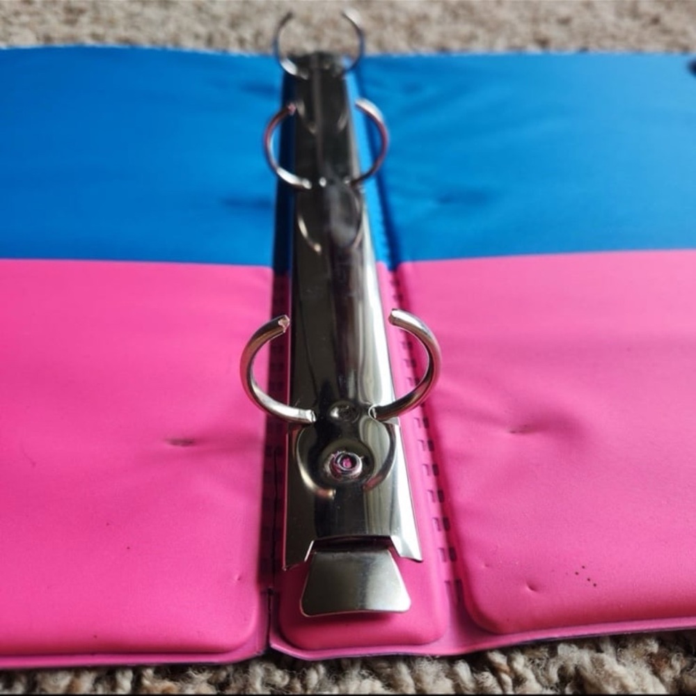 Lisa Frank Binder Vintage 1989 Penguin Surfing Beach Stuart Hall Trapper Keeper - Picture 6 of 12